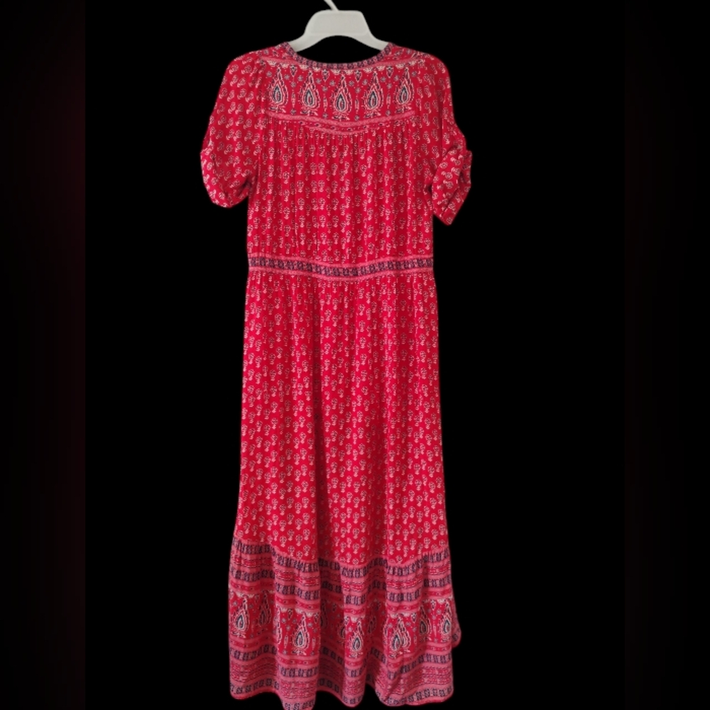 Spell Red Bohemian Dress Size 6 - Picture 2 of 11